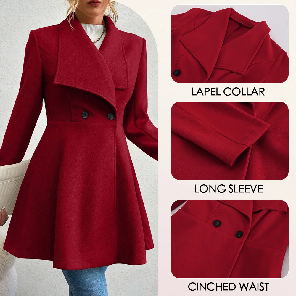 RefineEdge™ Double-Breasted Coat