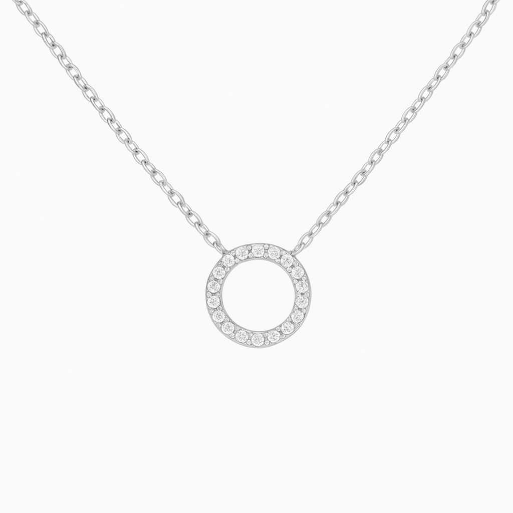 RadiantCircle™ Pavé Circle Studs