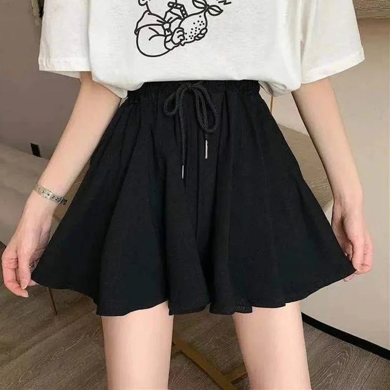 SwingEase™ Drawstring Mini Skirt