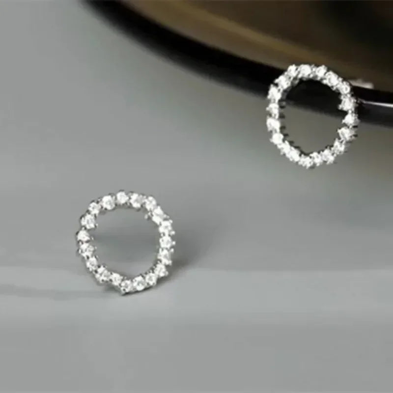RadiantCircle™ Pavé Circle Studs