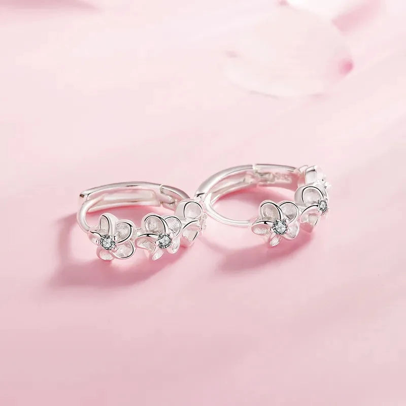 PetalArc™ Floral Hoop Earrings