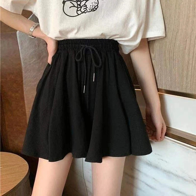 SwingEase™ Drawstring Mini Skirt