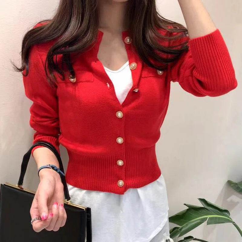 SculptButton™ Knit Cardigan