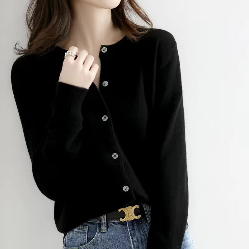 PureDrape™ Button Cardigan