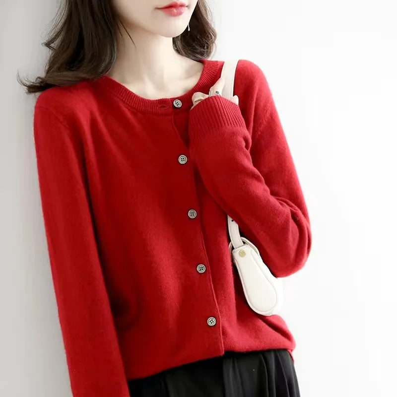 PureDrape™ Button Cardigan