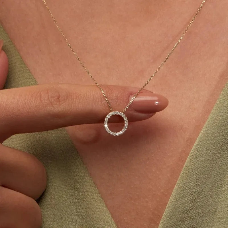 RadiantCircle™ Pavé Circle Studs
