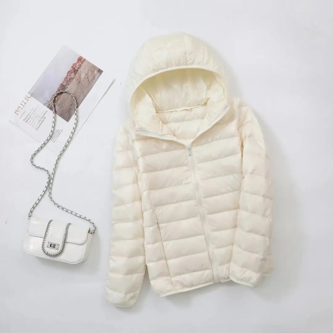 FeatherGuard™ Hooded Puffer