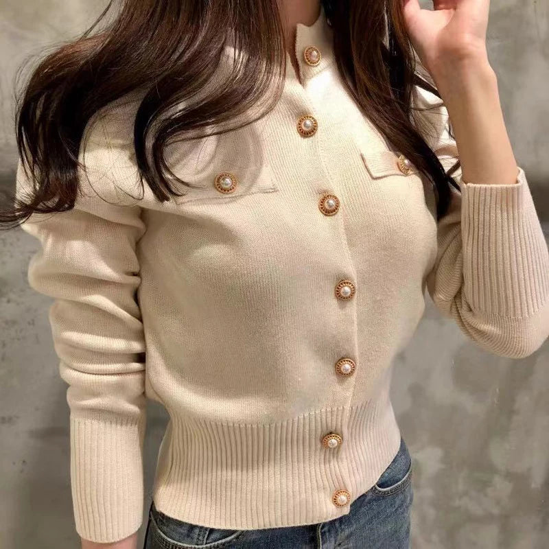 SculptButton™ Knit Cardigan