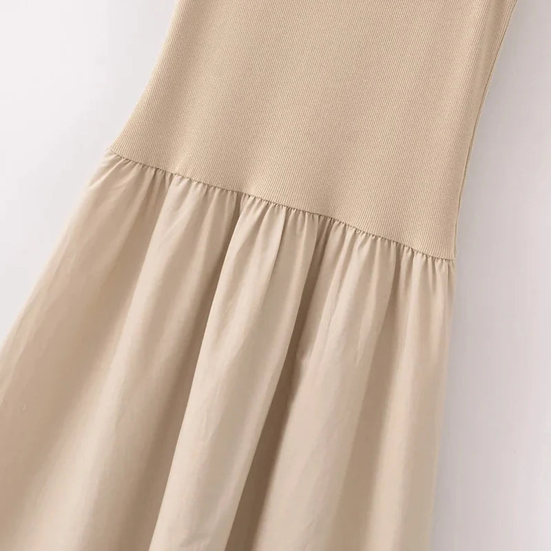 GraceLine™ Drop-Waist Midi Dress