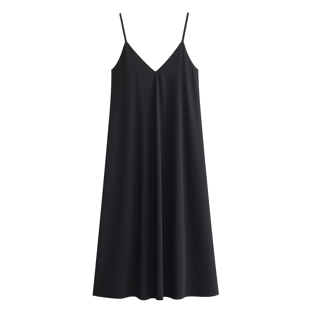 LuxeDrape™ V-Neck Slip Dress