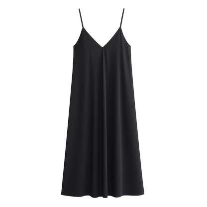LuxeDrape™ V-Neck Slip Dress
