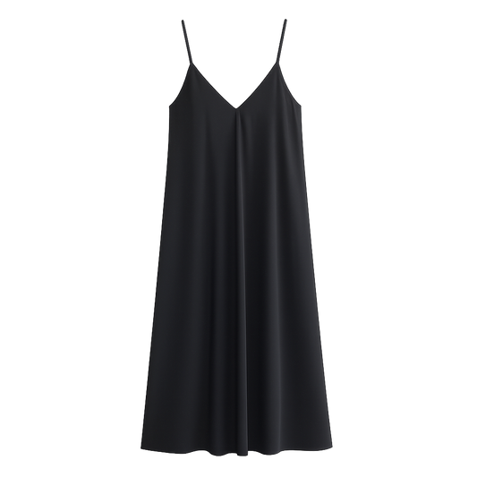 LuxeDrape™ V-Neck Slip Dress