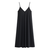 LuxeDrape™ V-Neck Slip Dress