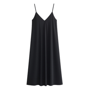 LuxeDrape™ V-Neck Slip Dress