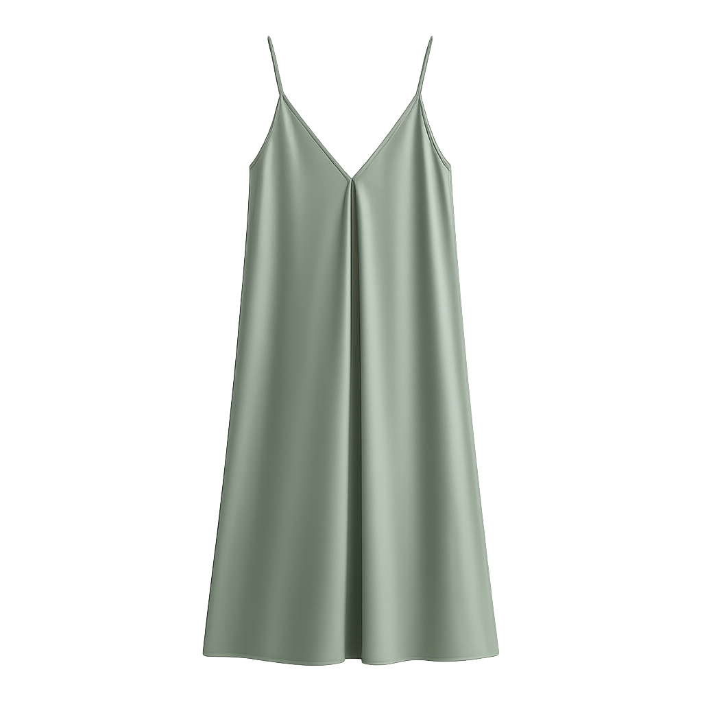 LuxeDrape™ V-Neck Slip Dress
