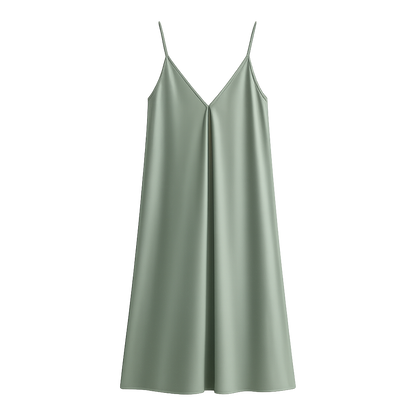 LuxeDrape™ V-Neck Slip Dress