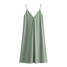 LuxeDrape™ V-Neck Slip Dress