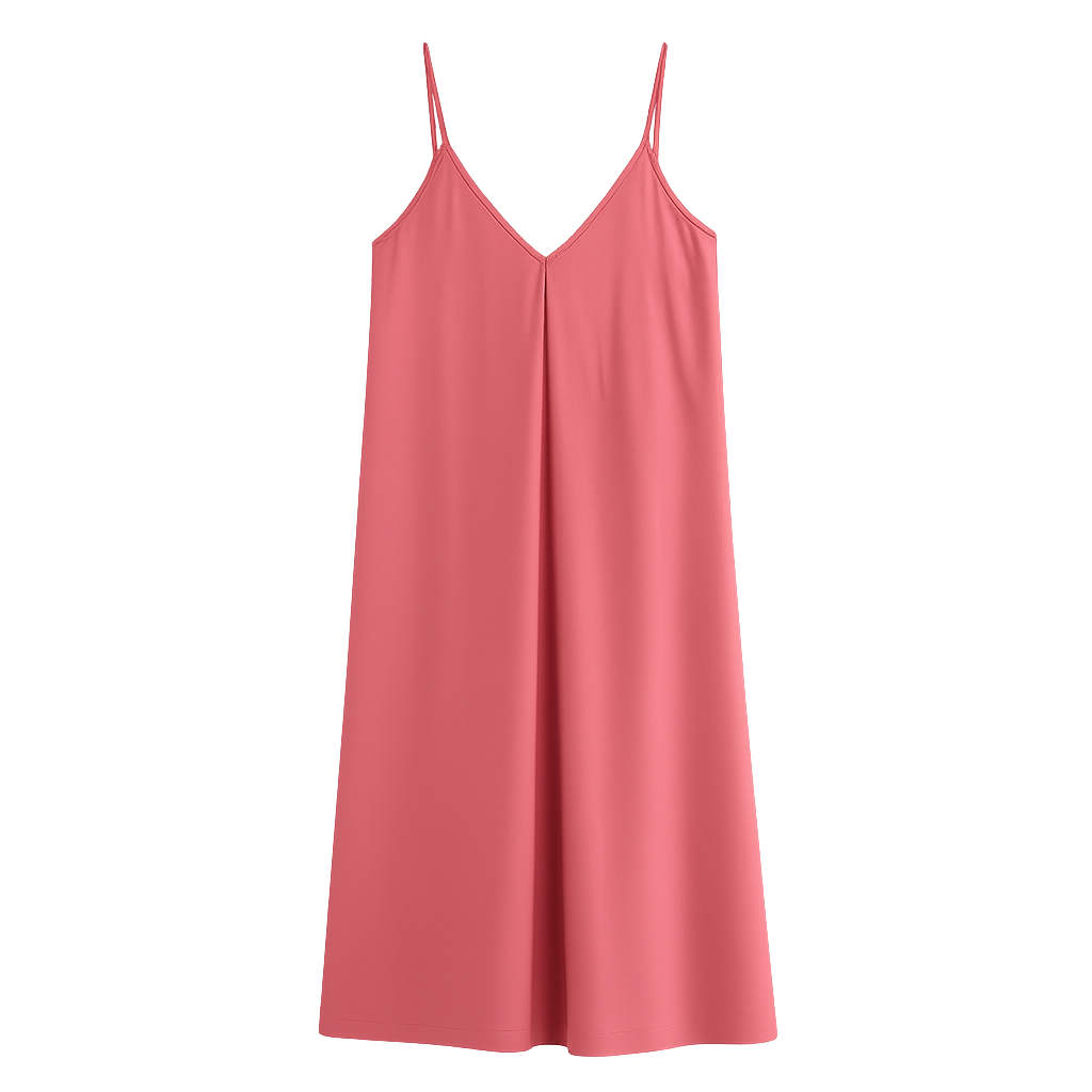 LuxeDrape™ V-Neck Slip Dress