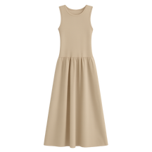 GraceLine™ Drop-Waist Midi Dress