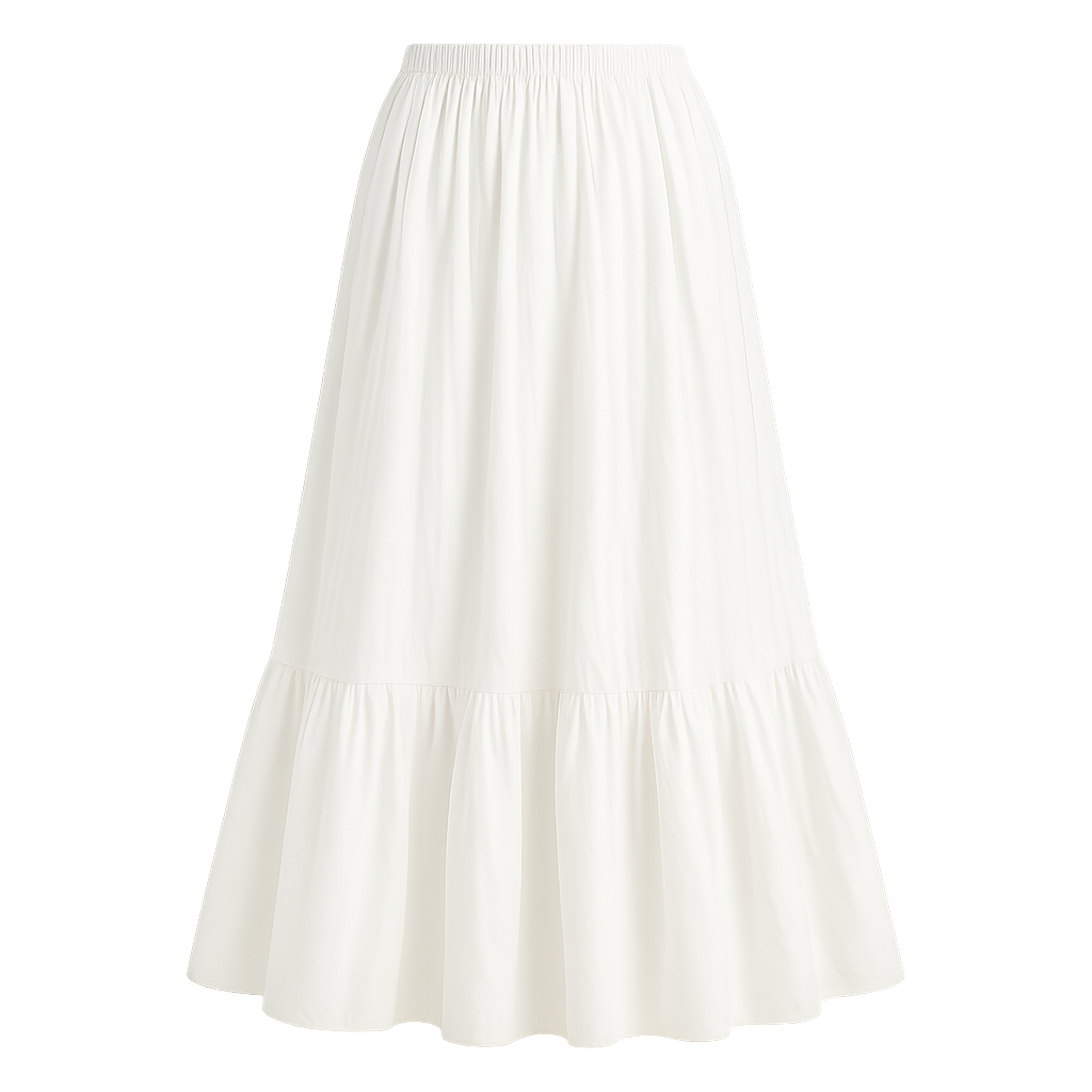 CloudFloat™ Tiered Midi Skirt