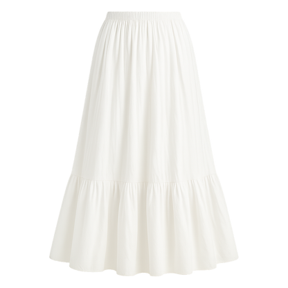 CloudFloat™ Tiered Midi Skirt