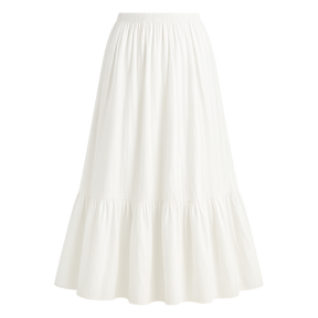 CloudFloat™ Tiered Midi Skirt