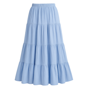 CloudFloat™ Tiered Midi Skirt