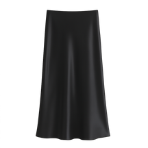 LustreFlow™ Satin Midi Skirt