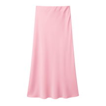LustreFlow™ Satin Midi Skirt