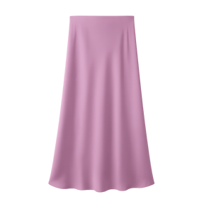 LustreFlow™ Satin Midi Skirt