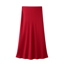 LustreFlow™ Satin Midi Skirt