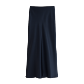 LustreFlow™ Satin Midi Skirt