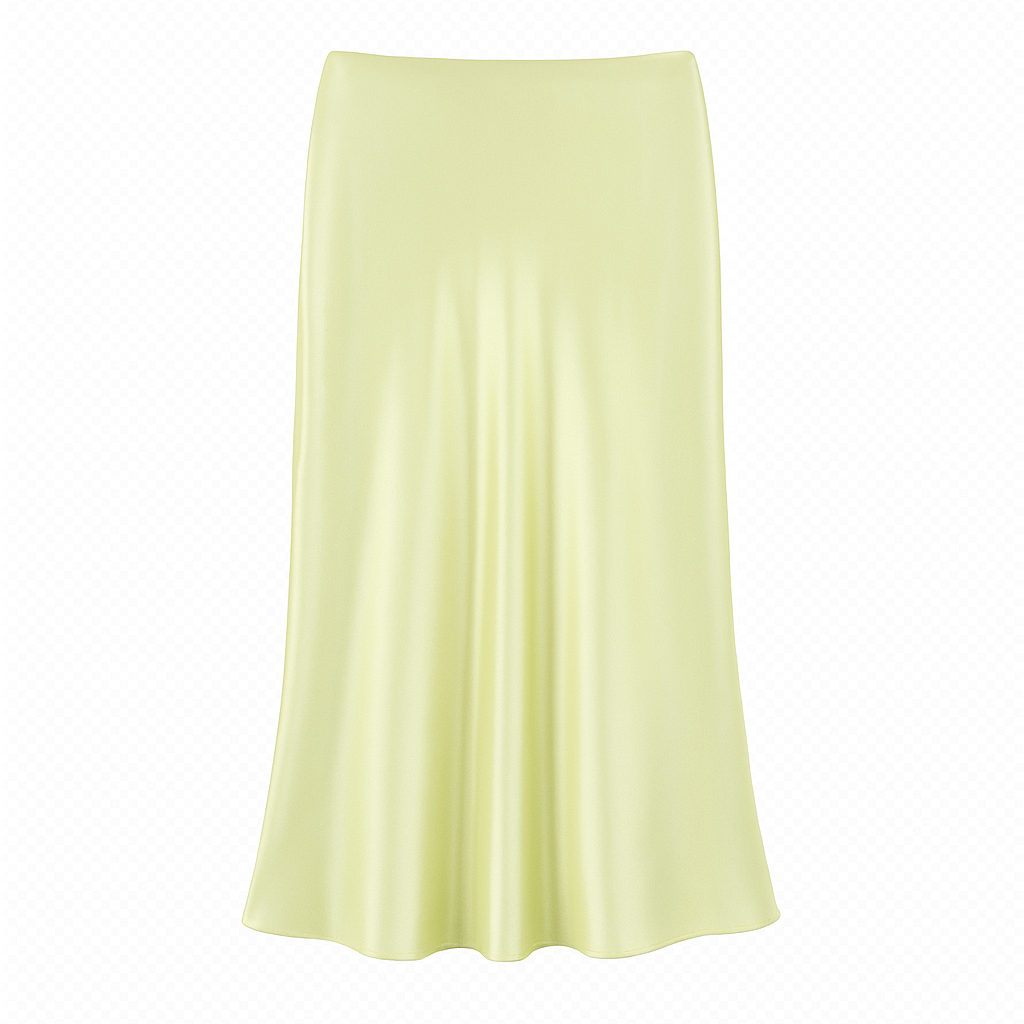 LustreFlow™ Satin Midi Skirt