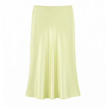 LustreFlow™ Satin Midi Skirt