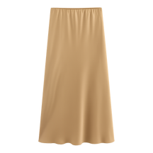LustreFlow™ Satin Midi Skirt