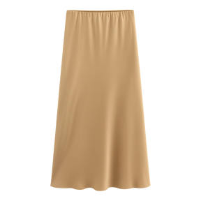 LustreFlow™ Satin Midi Skirt