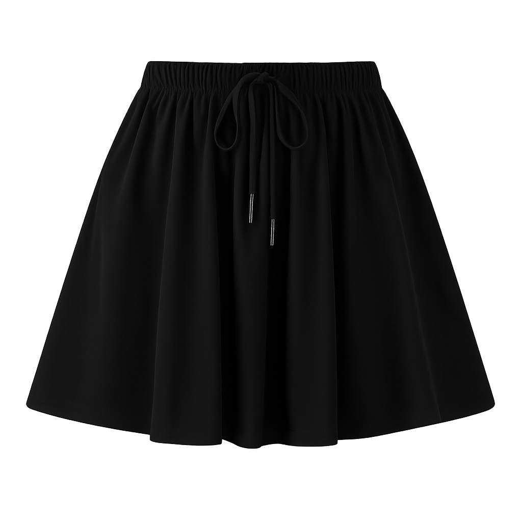 SwingEase™ Drawstring Mini Skirt