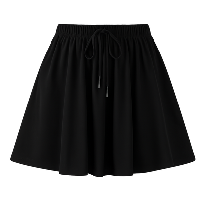 SwingEase™ Drawstring Mini Skirt