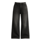 Sculpted Silhouette Wide‑Leg Jeans