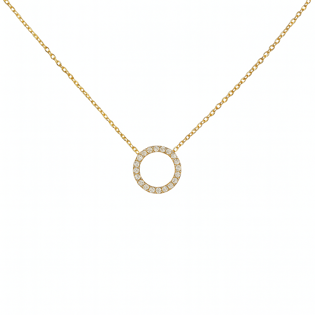 RadiantCircle™ Pavé Circle Studs