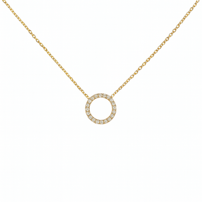 RadiantCircle™ Pavé Circle Studs