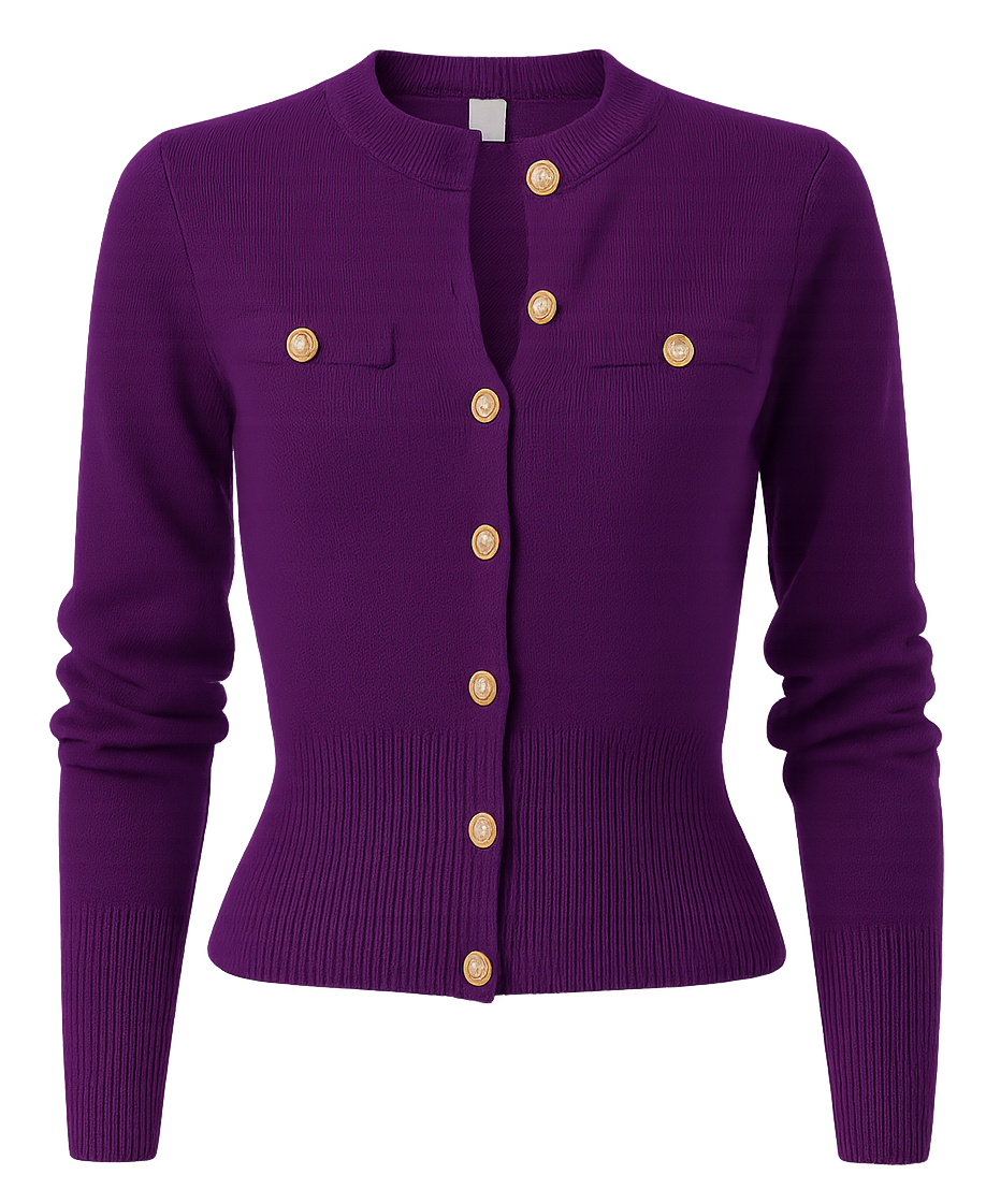SculptButton™ Knit Cardigan
