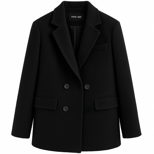 TempoLuxe™ Double-Breasted Blazer