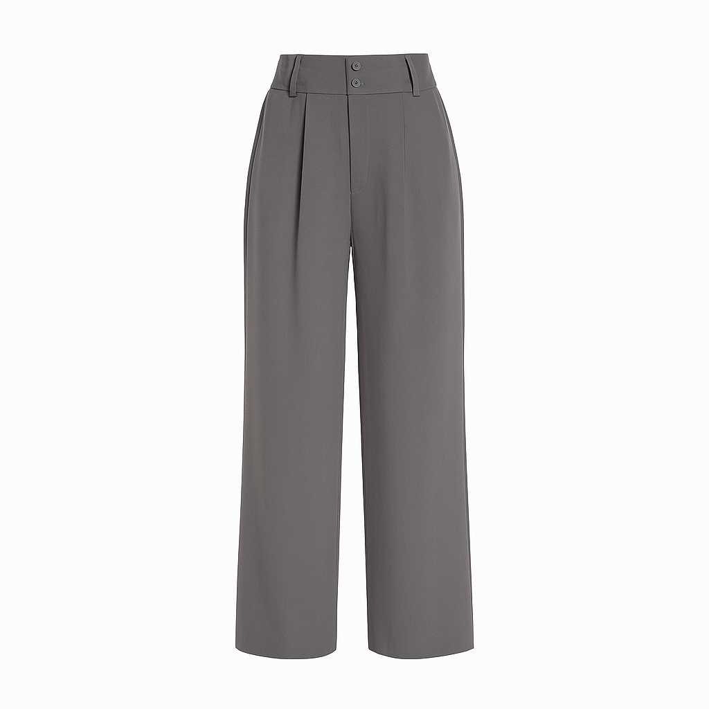 RefineFlow™ Pleated Palazzo Trousers