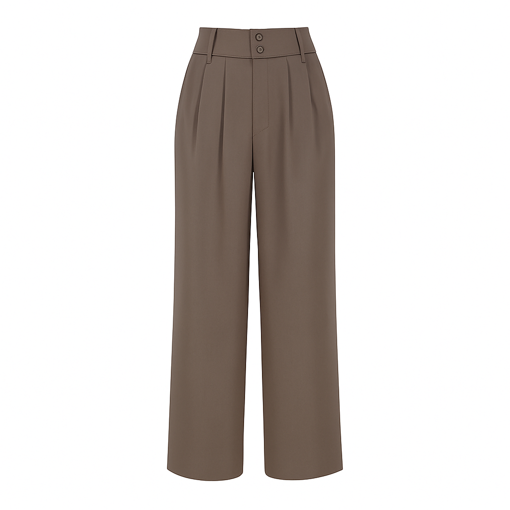RefineFlow™ Pleated Palazzo Trousers