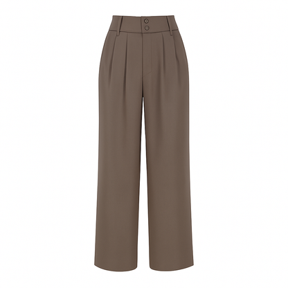 RefineFlow™ Pleated Palazzo Trousers