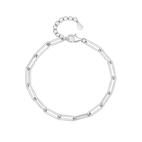 Fashion 925 Sterling Silver Bracelets for Women Simple