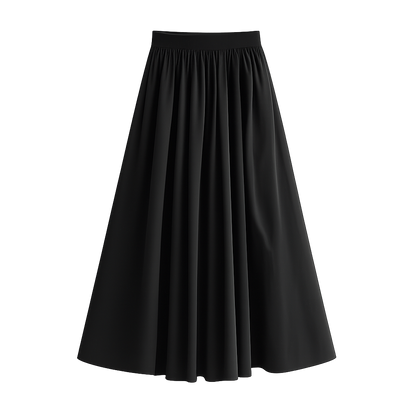 EclipseFlow™ Gathered Midi Skirt