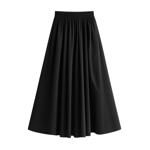 EclipseFlow™ Gathered Midi Skirt
