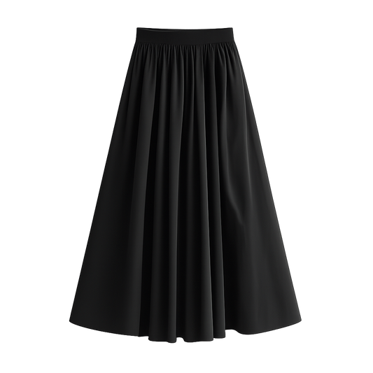 EclipseFlow™ Gathered Midi Skirt